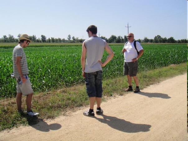 manel a riudellots amb el gps jose i pau